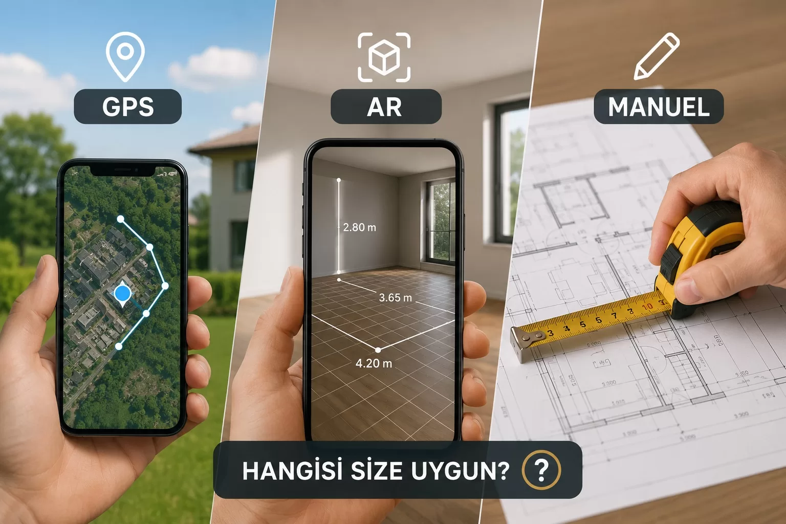 Ölçüm Yöntemi Seçerken Nelere Dikkat Edilmeli: GPS mi, AR mı, Manuel mi?